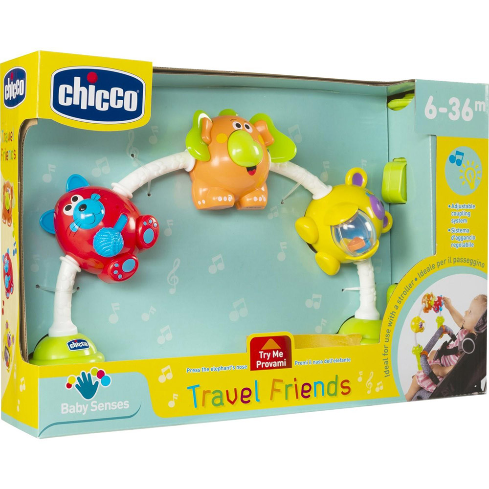 İnkişaf üçün Oyuncaq Chicco "Travel Friends" Uşaq Arabası üçün 00009747000000.0