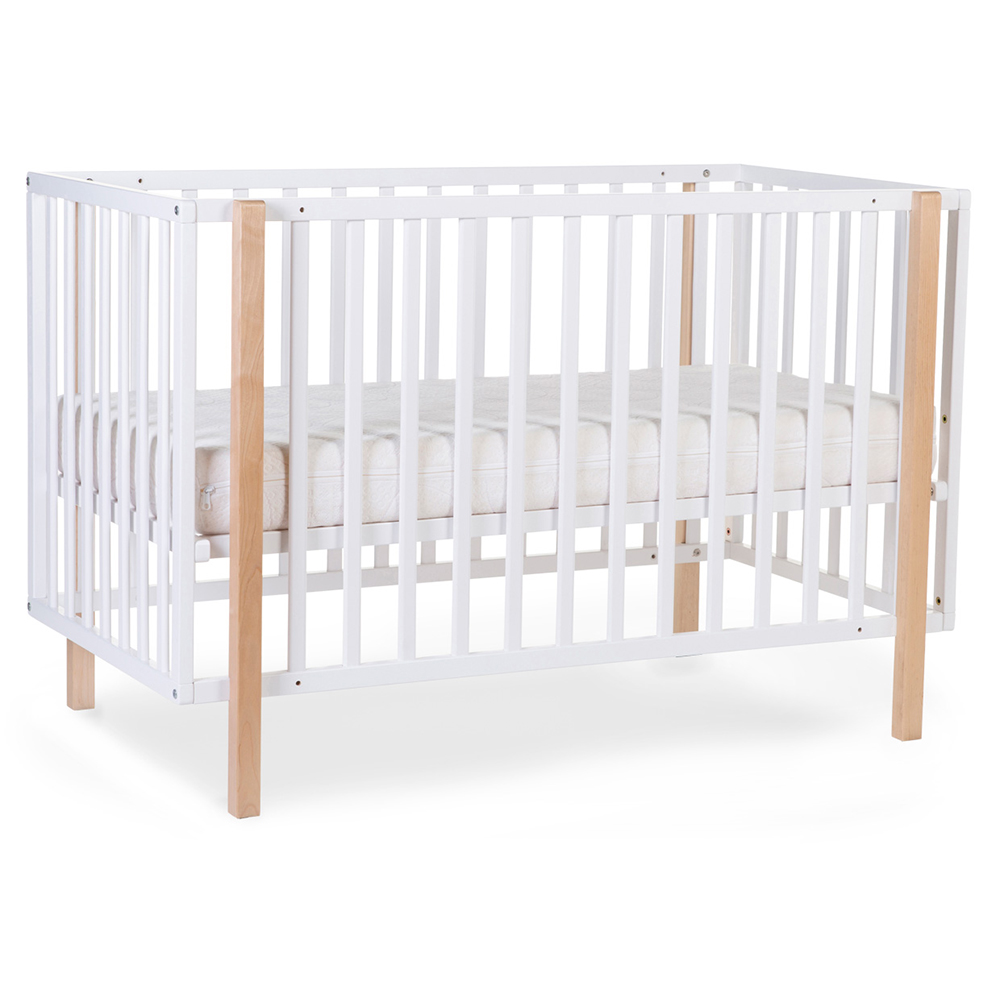 Uşaq Çarpayısı Childhome Baby Bed Ref 60x120 Ağ BE122NW 2