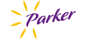Parker Çarpayı Ağ Rəng Skelet Mavi Rəng Yataq Dəsti parker logo