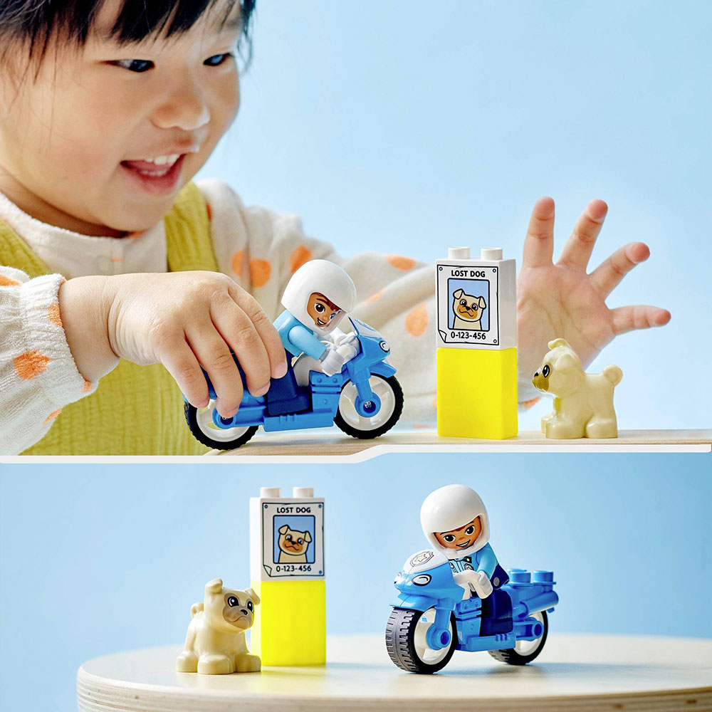 Lego Konstruktor Duplo: Polis Motosikleti 1000012336 03