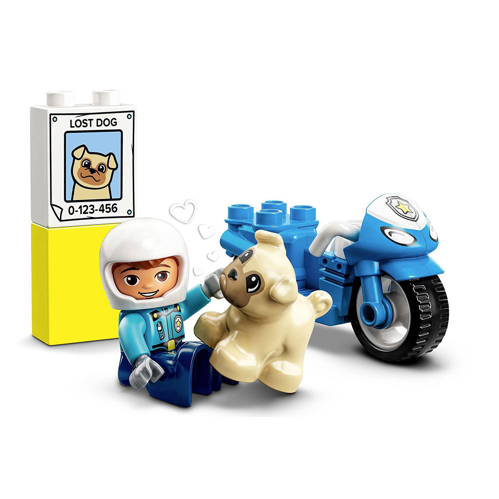 Lego Konstruktor Duplo: Polis Motosikleti 1000012336 04