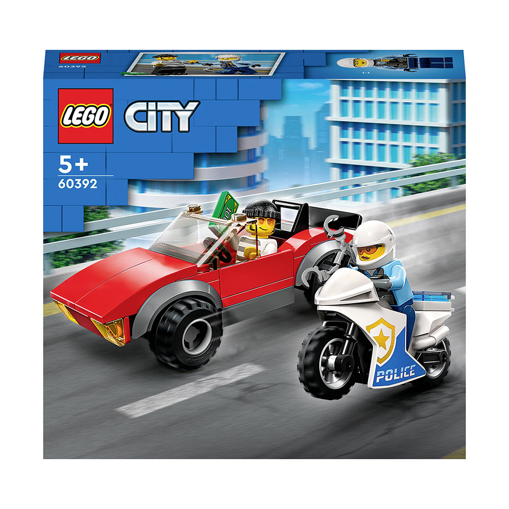 Lego Konstruktor City: Polis Motosiklet Avtomobil Təqibi 1000012379 06